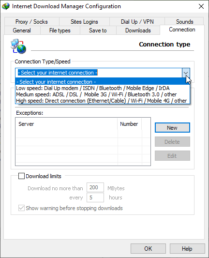 High Speed Increase IDM Settings