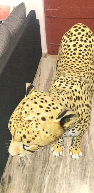 Google 3D Cheetah