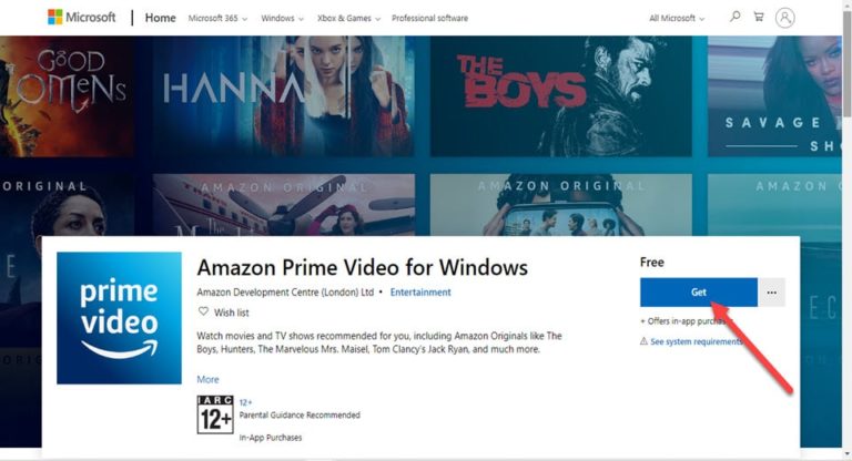 download amazon prime streaming videos to pc