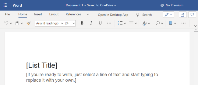 Microsoft Office Online